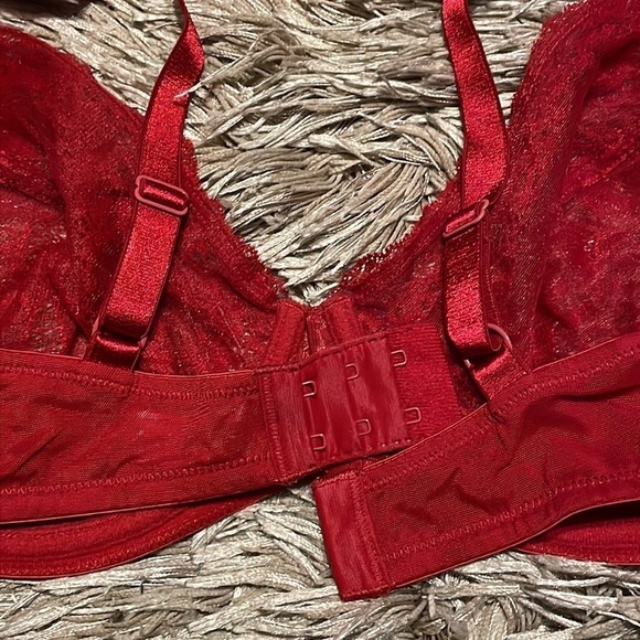 Liz & Co. Red Lace Underwire‎ 38D Bra - Picture 4 of 6
